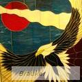 Austen Brauker - Stained Glass Eagle - Glass